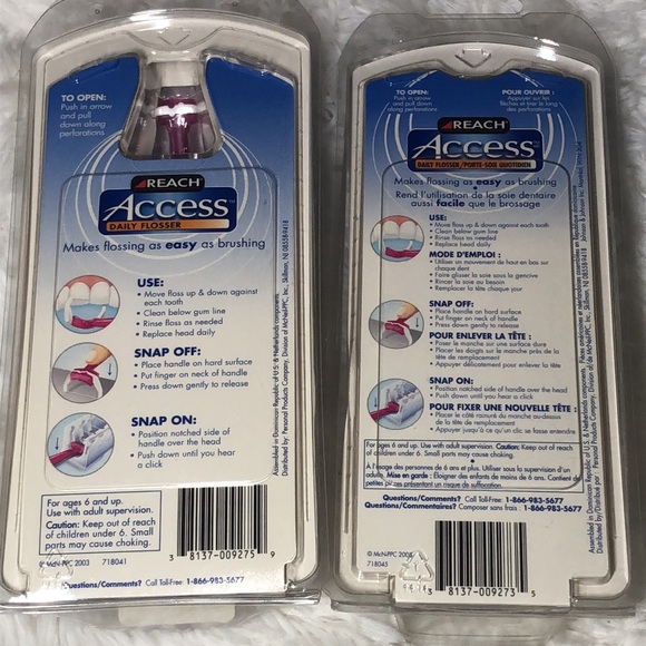 Reach Access Daily Floss Pink Fuchsia 36 DisposableSnap-on Heads NWT 🩷 - Picture 5 of 5